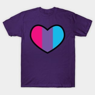 Androgynous Flag Heart T-Shirt